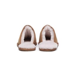 Ugg pantoufles homme en laine de mouton Bennett marron