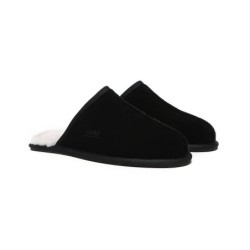Ugg pantoufles homme en laine de mouton Bennett noir