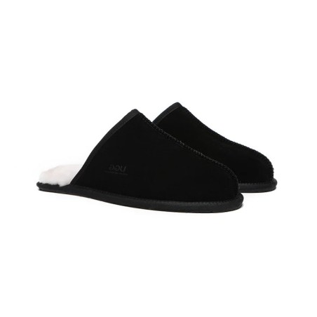 Ugg pantoufles homme en laine de mouton Bennett noir