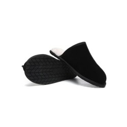 Ugg pantoufles homme en laine de mouton Bennett noir