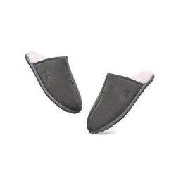 Ugg pantoufles homme en laine de mouton Bennett gris