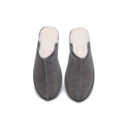 Ugg pantoufles homme en laine de mouton Bennett gris