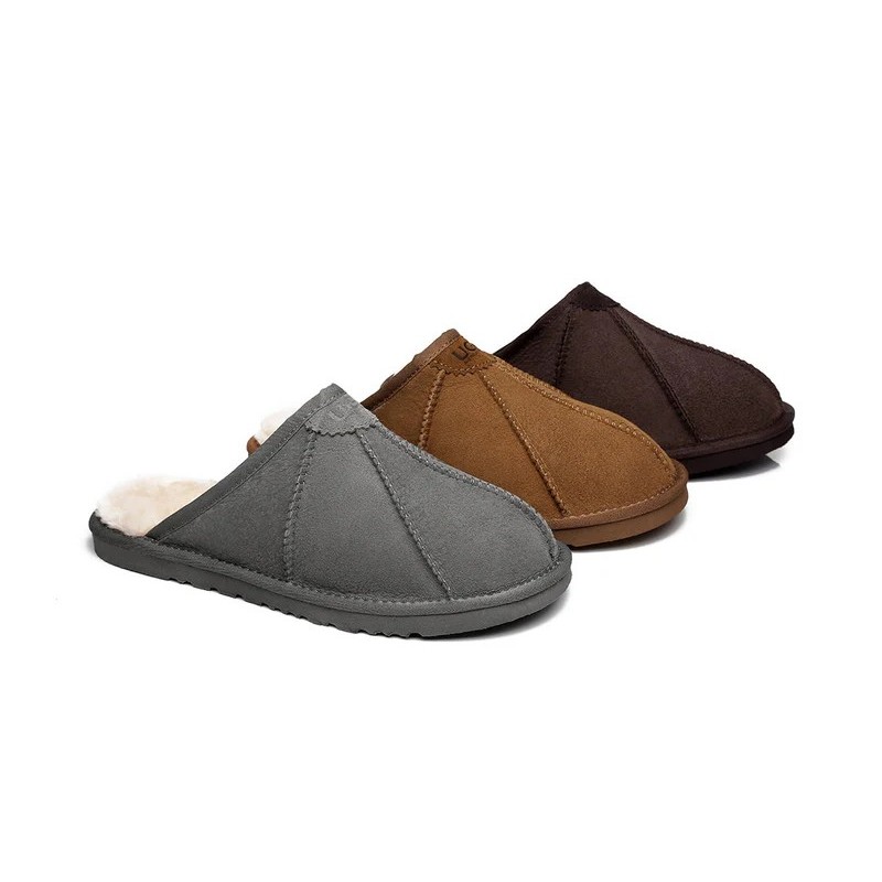 Ugg pantoufles homme en peau de mouton Rafael marron
