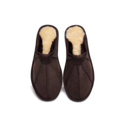 Ugg pantoufles homme en peau de mouton Rafael chocolat
