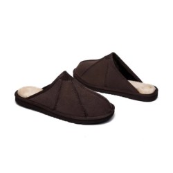 Ugg pantoufles homme en peau de mouton Rafael chocolat