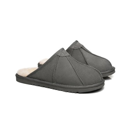 Ugg pantoufles homme en peau de mouton Rafael gris