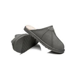 Ugg pantoufles homme en peau de mouton Rafael gris