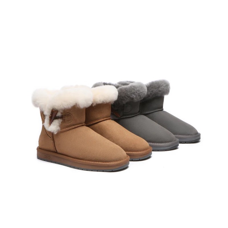 Ugg Mini Tiara bottes pour femmes en peau de mouton marron