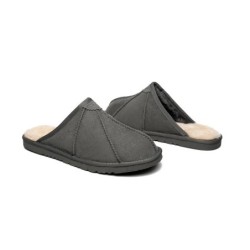 Ugg pantoufles homme en peau de mouton Rafael gris