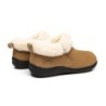 Ugg peau de mouton col de laine cheville pantoufles Daley marron