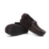 Ugg peau de mouton laine cheville pantoufles popo moccasins chocolat