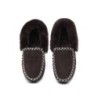 Ugg peau de mouton laine cheville pantoufles popo moccasins chocolat