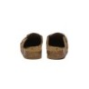 Sandales plates à boucles réglables Slip-on Slides Mason châtaigne