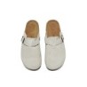Sandales plates à boucles réglables Slip-on Slides Mason sable