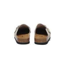 Sandales plates à boucles réglables Slip-on Slides Mason sable