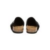 Sandales plates à boucles réglables Slip-on Slides Mason noir