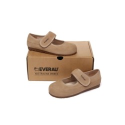 EVERAU Femmes Chaussons Bracelet réglable Mary Jane Malia