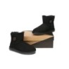 Ugg bottes double face en peau de mouton laine Mini boutons noir