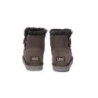 Ugg bottes double face en peau de mouton laine Mini boutons chocolat