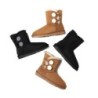 Ugg bottes Mini Espina en laine de mouton à double boucle Noir