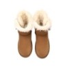 Ugg bottes Mini Espina en laine de mouton à double boucle Noir