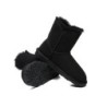 Ugg bottes Mini Espina en laine de mouton à double boucle marron