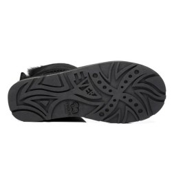 Ugg bottes en peau de mouton Mini arc arrière simple noir
