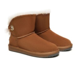 Ugg bottes en peau de mouton réglable lacets cheville Mariel