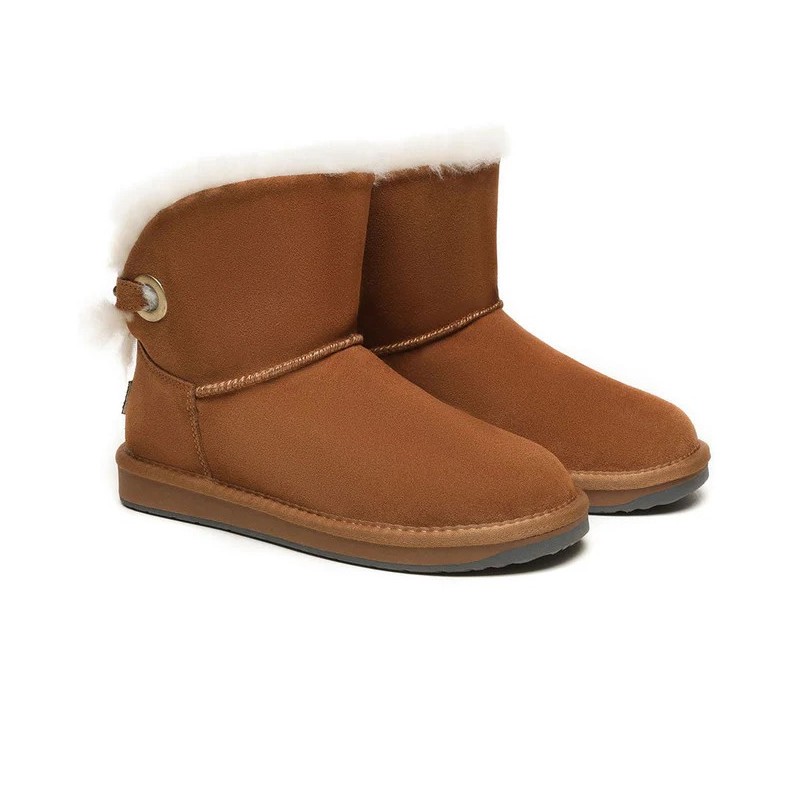 Ugg bottes en peau de mouton réglable lacets cheville Mariel