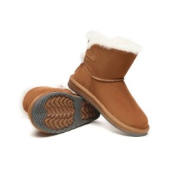 Ugg bottes en peau de mouton réglable lacets cheville Mariel