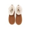 Ugg bottes femmes en peau de mouton laine zip cheville Malena