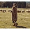 Ugg peau de mouton laine cheville Mini classique marron