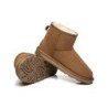 Ugg peau de mouton laine cheville Mini classique marron