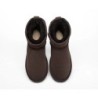 Ugg peau de mouton laine cheville Mini classique chocolat