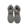 Ugg peau de mouton laine cheville Mini classique gris