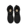 Ugg peau de mouton laine cheville Mini classique Noir