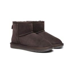 Ugg bottes Premium Australia peau de mouton laine Mini Classic chocolat