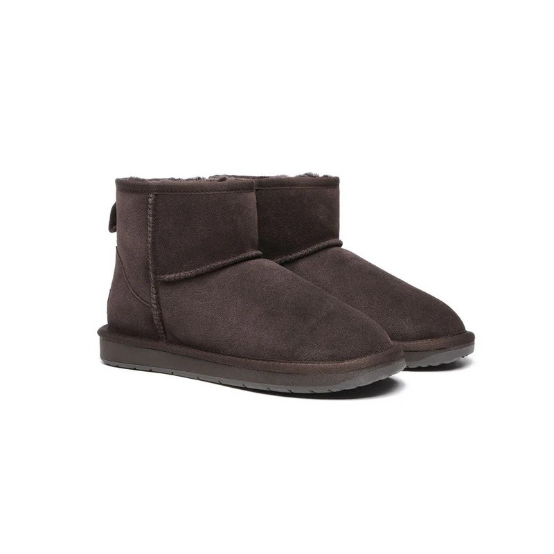 Ugg bottes Premium Australia peau de mouton laine Mini Classic chocolat
