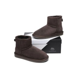 Ugg bottes Premium Australia peau de mouton laine Mini Classic chocolat