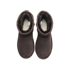 Ugg bottes Premium Australia peau de mouton laine Mini Classic chocolat