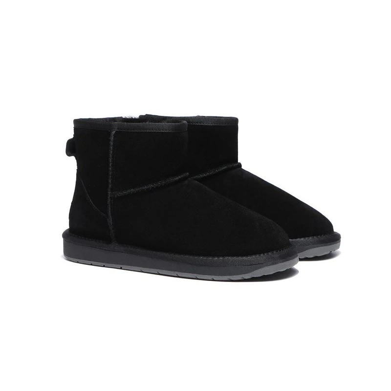 Ugg bottes Premium Australia peau de mouton laine Mini Classic chocolat