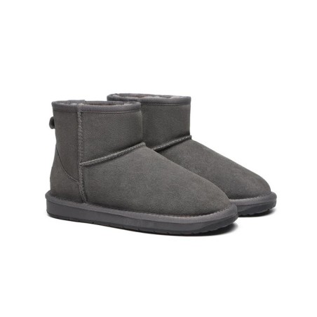 Ugg bottes Premium Australia peau de mouton laine Mini Classic Antille gris chèvre