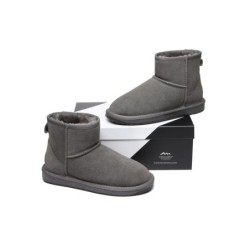 Ugg bottes Premium Australia peau de mouton laine Mini Classic Antille gris chèvre