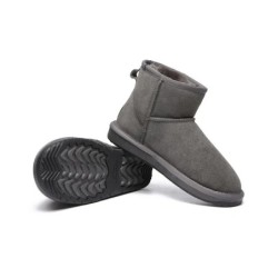 Ugg bottes Premium Australia peau de mouton laine Mini Classic Antille gris chèvre
