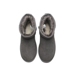 Ugg bottes Premium Australia peau de mouton laine Mini Classic Antille gris chèvre