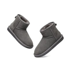 Ugg bottes Premium Australia peau de mouton laine Mini Classic Antille gris chèvre