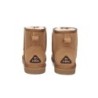 Ugg bottes agneau laine cheville Mini classique en daim Châtaigne