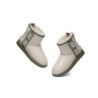 Ugg bottes transparent imperméable revêtement en laine classique crème / caribou