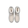Ugg bottes transparent imperméable revêtement en laine classique crème grise