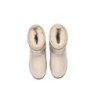 Ugg bottes transparent imperméable revêtement en laine classique crème marron